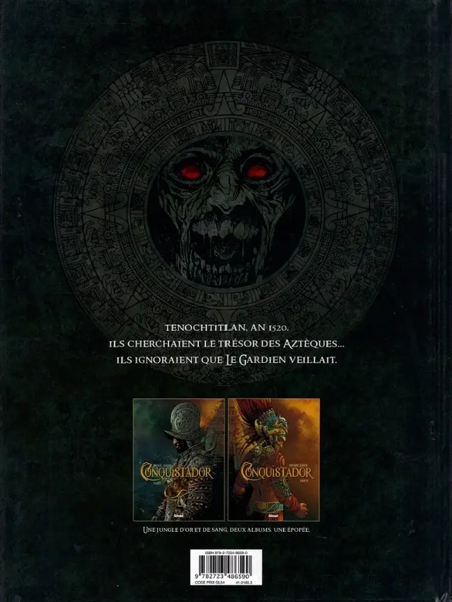 Verso de l'album Conquistador Tome I