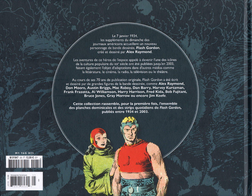 Verso de l'album Flash Gordon Tome 25 1992-1994