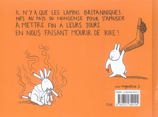 Verso de l'album Le Coup du lapin Tome 1 Adieu monde cruel