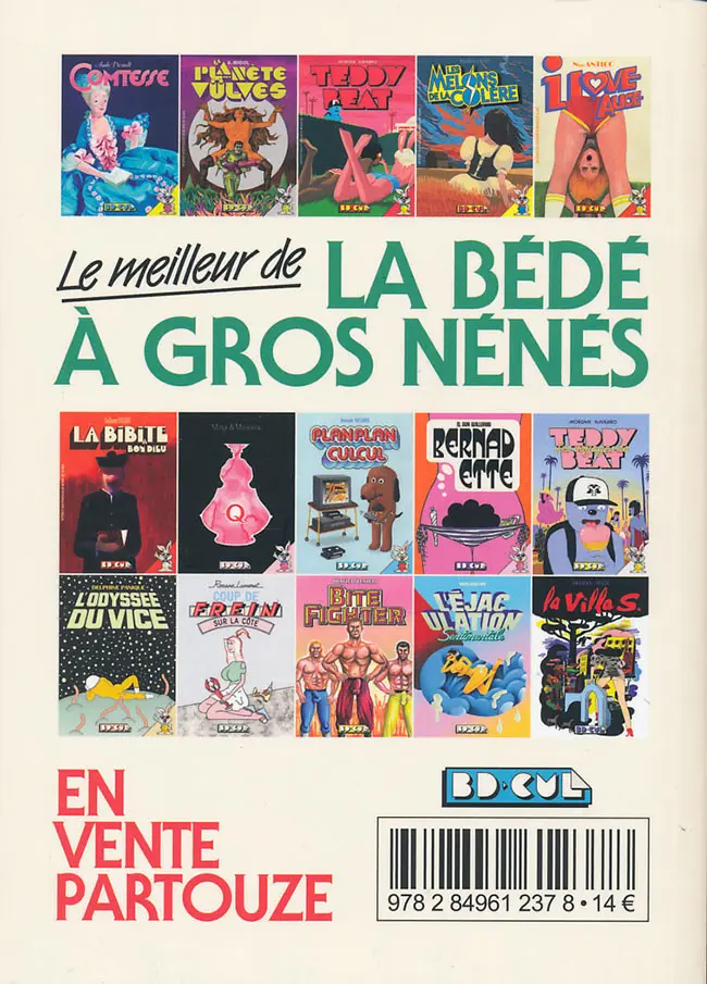 Verso de l'album Les Escalopes