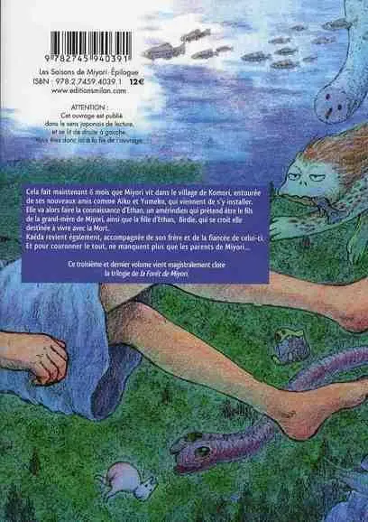 Verso de l'album La Forêt de Miyori Tome 3 les saisons de Miyori - Epilogue