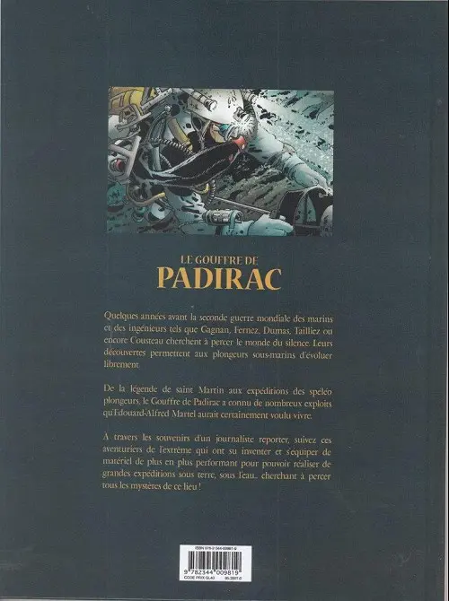 Verso de l'album Le Gouffre de Padirac Tome 3 Retour sur de fabuleux exploits
