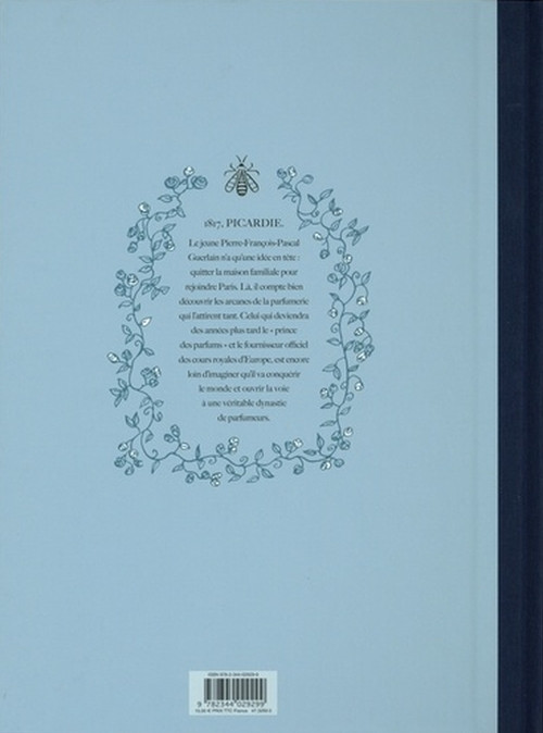 Verso de l'album Guerlain Tome 1 Pierre - François - Pascal (1798/1864)