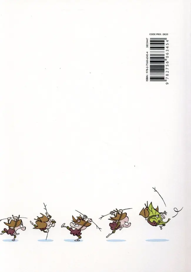 Verso de l'album Hans