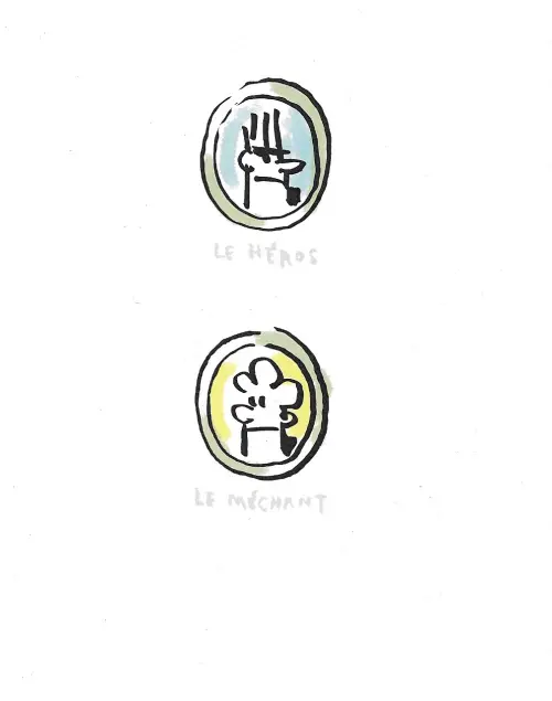 Verso de l'album Histoire absolument impubliable