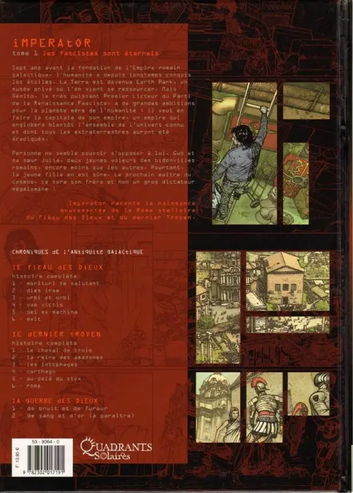 Verso de l'album Imperator Tome 1 Les fascistes sont éternels