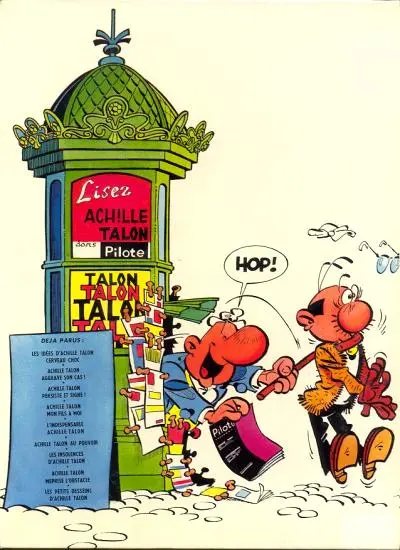 Verso de l'album Achille Talon Tome 9 Les petits desseins d'Achille Talon