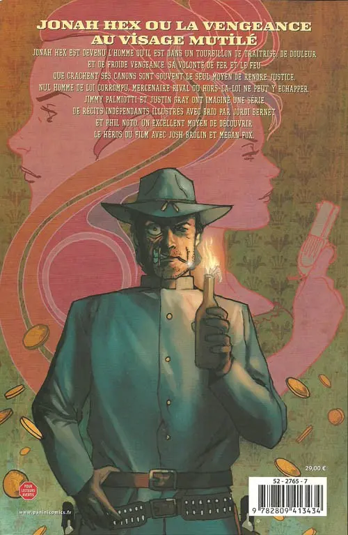 Verso de l'album Jonah Hex Tome 2 Origines