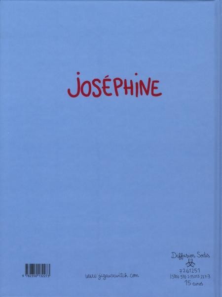Verso de l'album Joséphine Tome 3 Change de camp