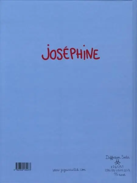Verso de l'album Joséphine Tome 3 Change de camp