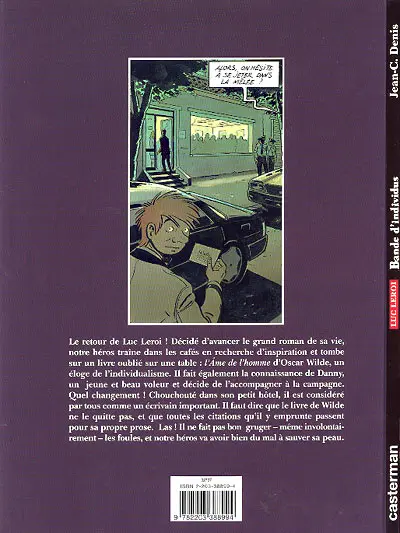 Verso de l'album Luc Leroi Tome 6 Bande d'individus