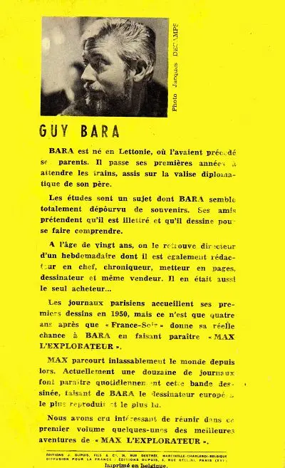 Verso de l'album Max l'explorateur Tome 2
