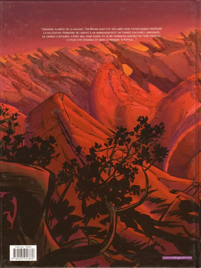 Verso de l'album Mayam Tome 4 June, l'infiniment bon