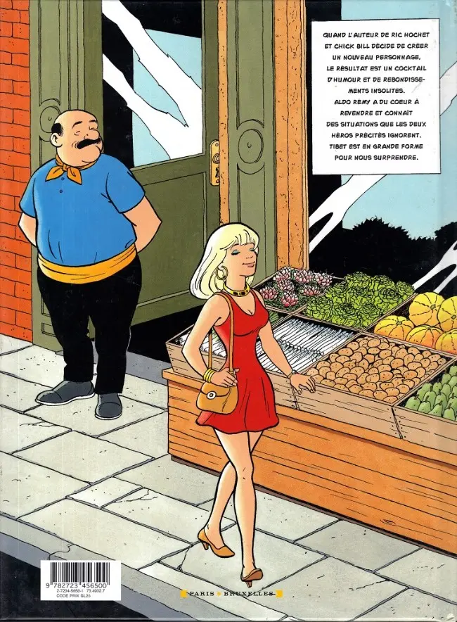 Verso de l'album Aldo Rémy Tome 1 La révolte d'Aldo Rémy