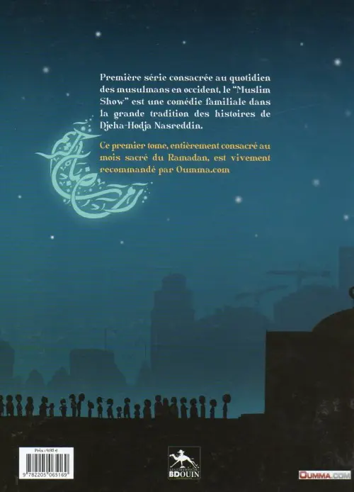 Verso de l'album Muslim'show Tome 1 Le Mois Sacré du Ramadan