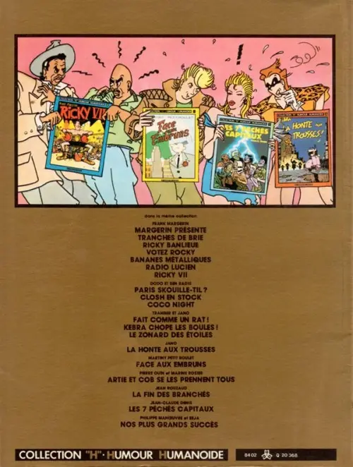 Verso de l'album Nos plus grands succès