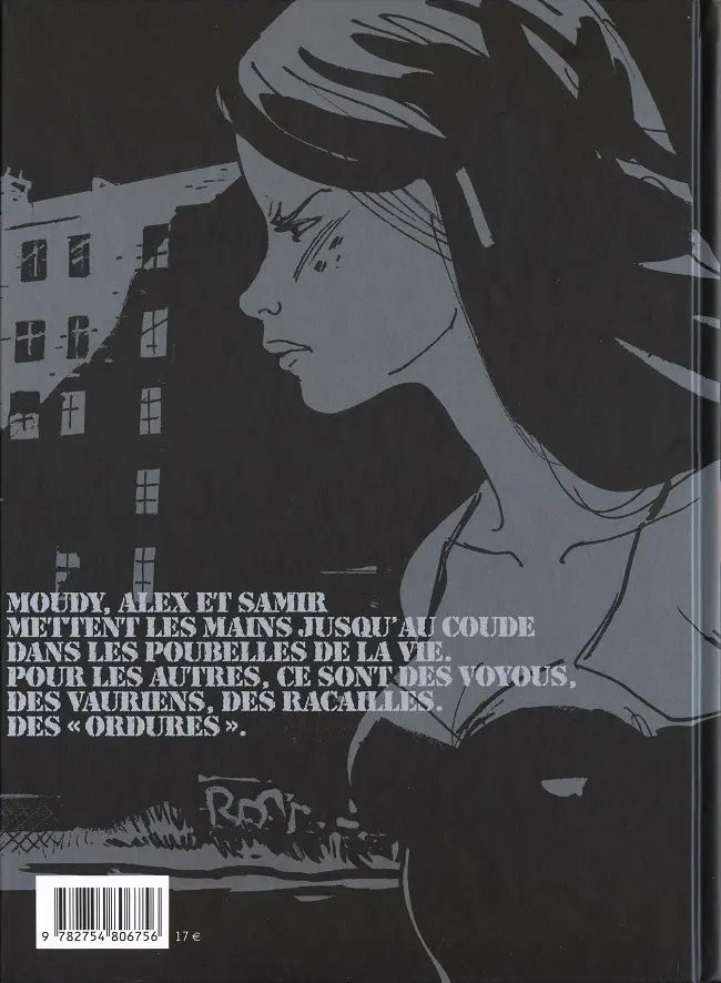 Verso de l'album Ordures Tome 1 Entrée nord