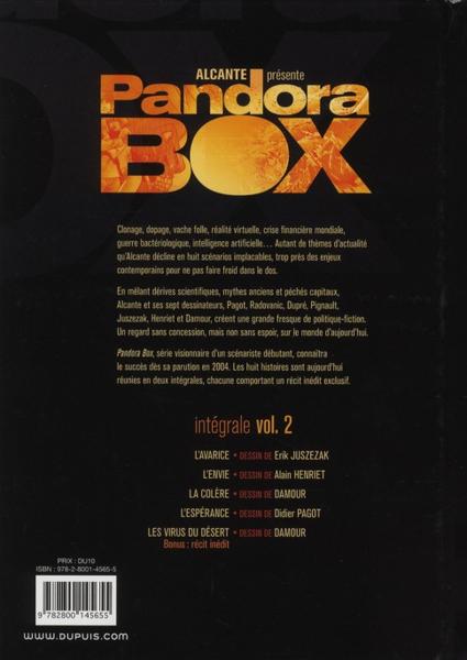 Verso de l'album Pandora Box Intégrale Vol. 2