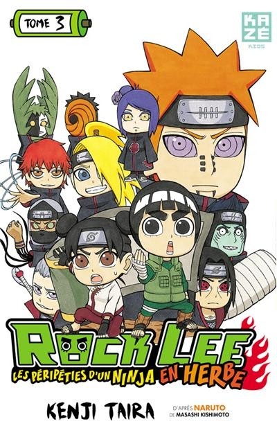 Couverture de l'album Rock Lee - Les péripéties d'un ninja en herbe. Tome 3