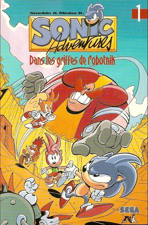 Couverture de l'album Sonic Adventures Tome 1 Dans les griffes de Robotnik