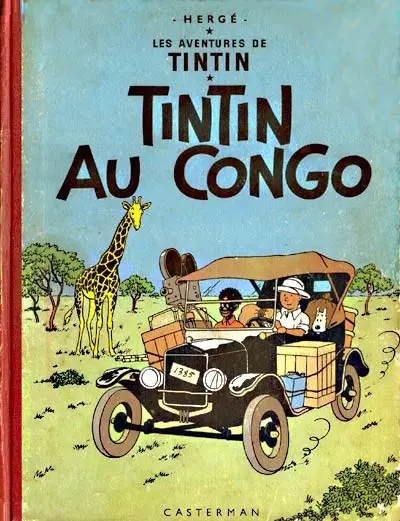 Couverture de l'album Tintin Tome 2 Tintin au Congo