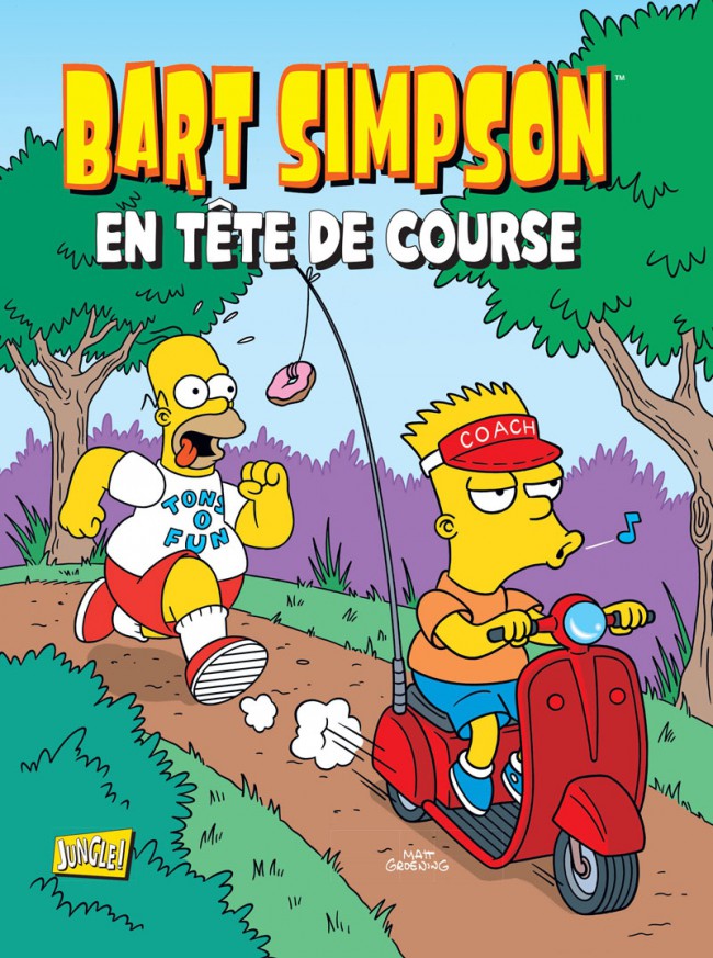 Couverture de l'album Bart Simpson Tome 14 Bart Simpson en tête de course