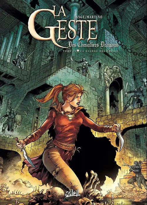 Couverture de l'album La Geste des Chevaliers Dragons Tome 25 La Guerre des ombres