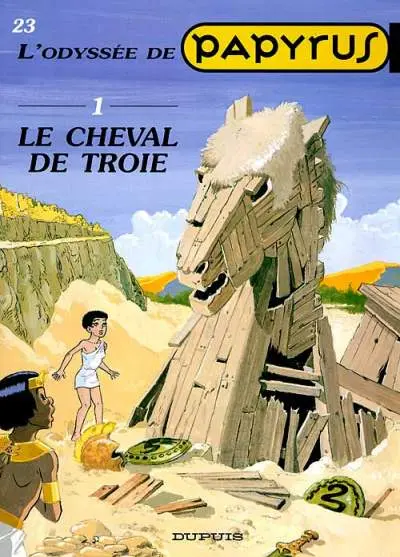 Couverture de l'album Papyrus Tome 23 Le cheval de Troie
