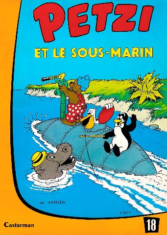 Couverture de l'album Petzi Tome 18 Petzi et le sous-marin