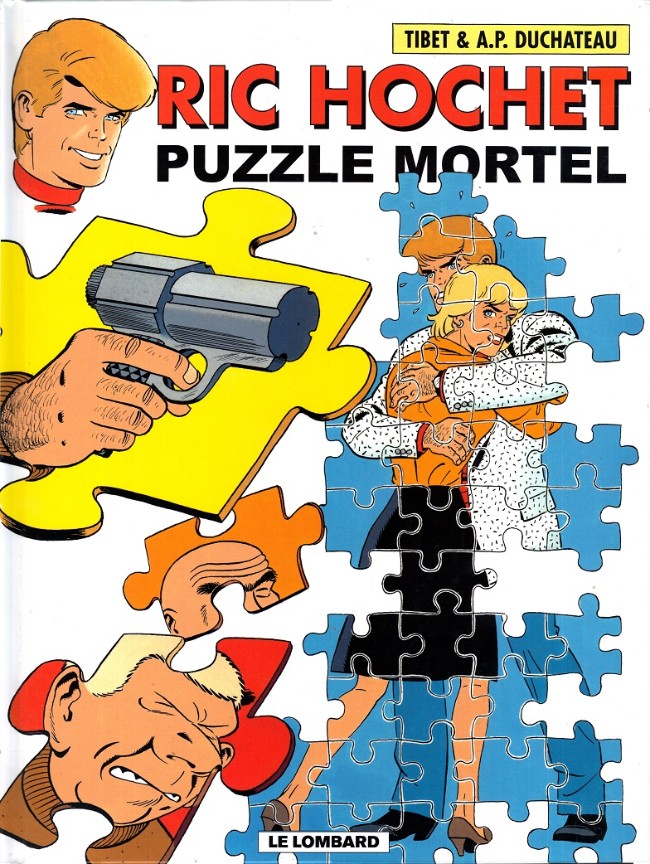 Couverture de l'album Ric Hochet Tome 74 Puzzle mortel