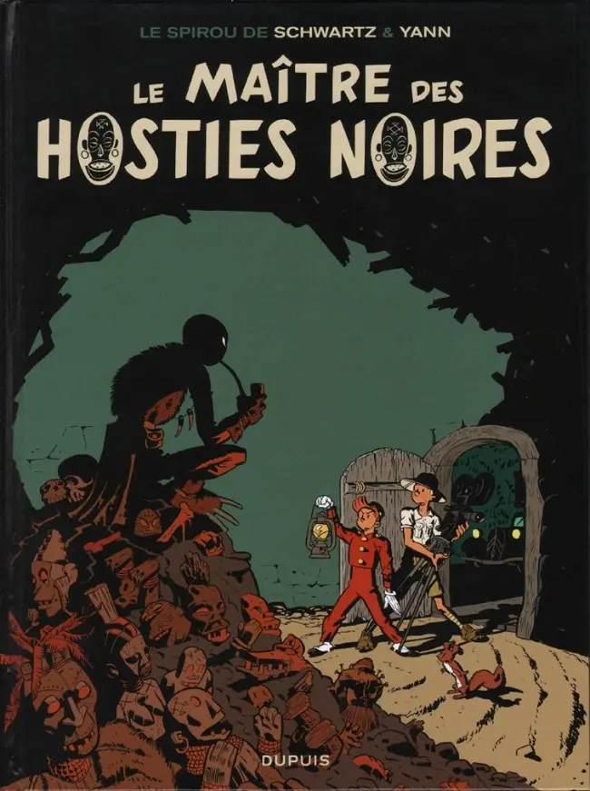 Couverture de l'album Spirou et Fantasio - Une aventure de... / Le Spirou de... Tome 11 Le Maître des hosties noires