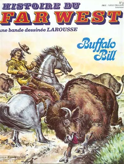 Couverture de l'album Histoire du Far West N° 13 Buffalo Bill