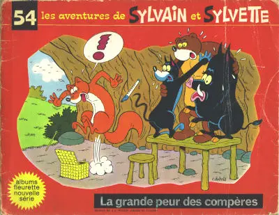 Couverture de l'album Sylvain et Sylvette Tome 54 La grande peur des compères
