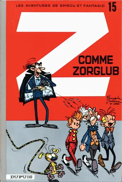 Couverture de l'album Spirou et Fantasio Tome 15 Z comme Zorglub