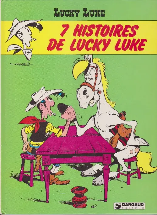 Couverture de l'album Lucky Luke Tome 42 7 histoires de Lucky Luke
