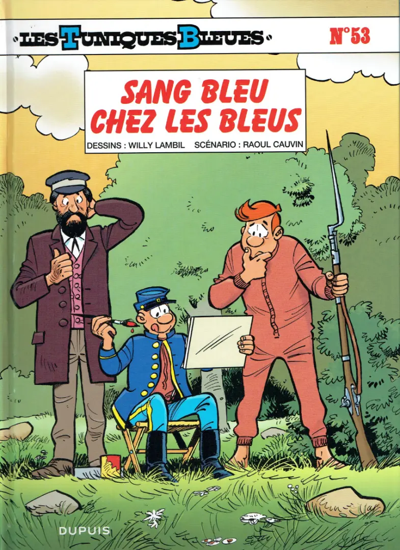 Couverture de l'album Les Tuniques Bleues Tome 53 Sang bleu chez les Bleus