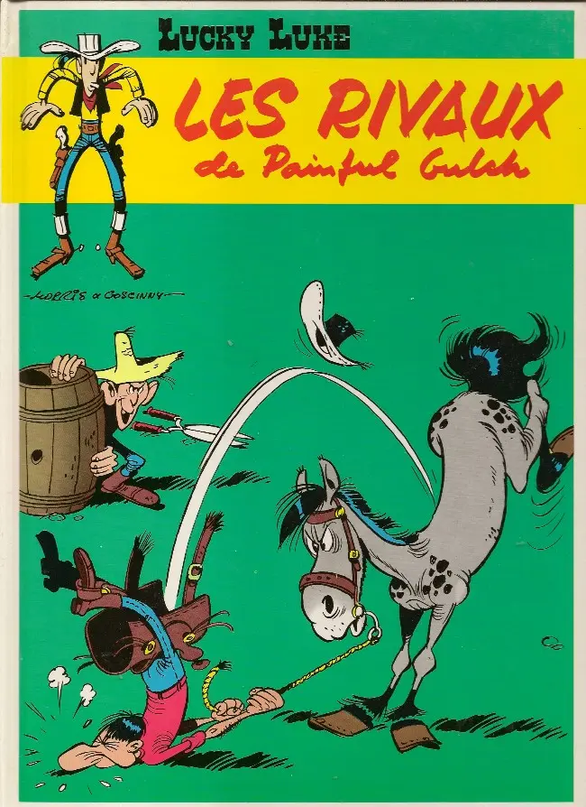 Couverture de l'album Lucky Luke Tome 19 Les Rivaux de Painful Gulch