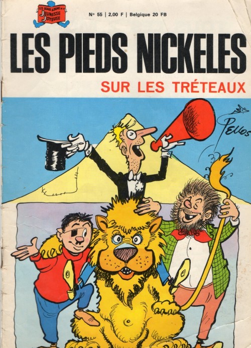 Couverture de l'album Les Pieds Nickelés Tome 55 Les Pieds Nickelés sur les tréteaux
