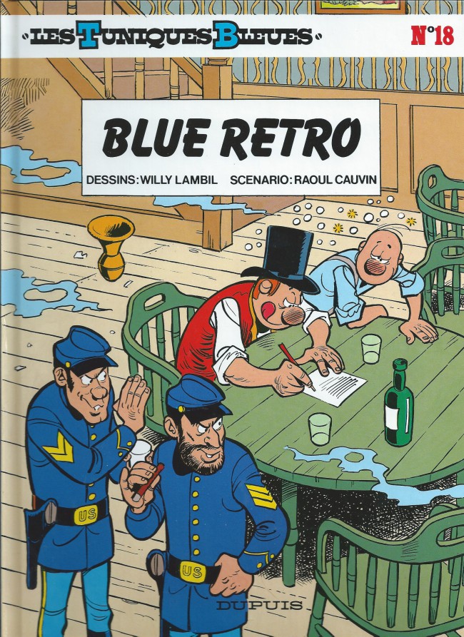 Couverture de l'album Les Tuniques Bleues Tome 18 Blue rétro