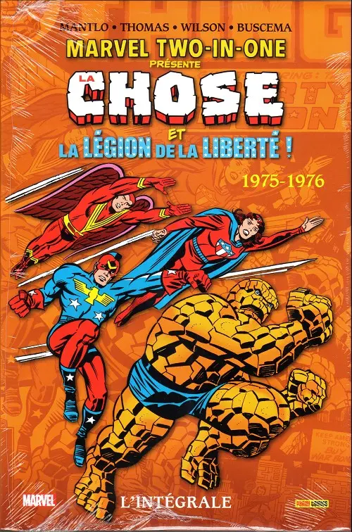 Couverture de l'album Marvel Two-in-One - L'intégrale Tome 2 Chose et la légion de la liberté 1975-1976