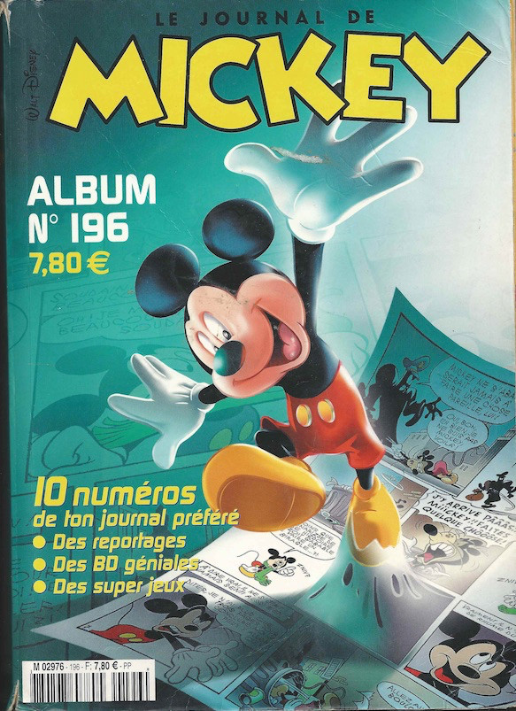 Couverture de l'album Le Journal de Mickey Album N° 196
