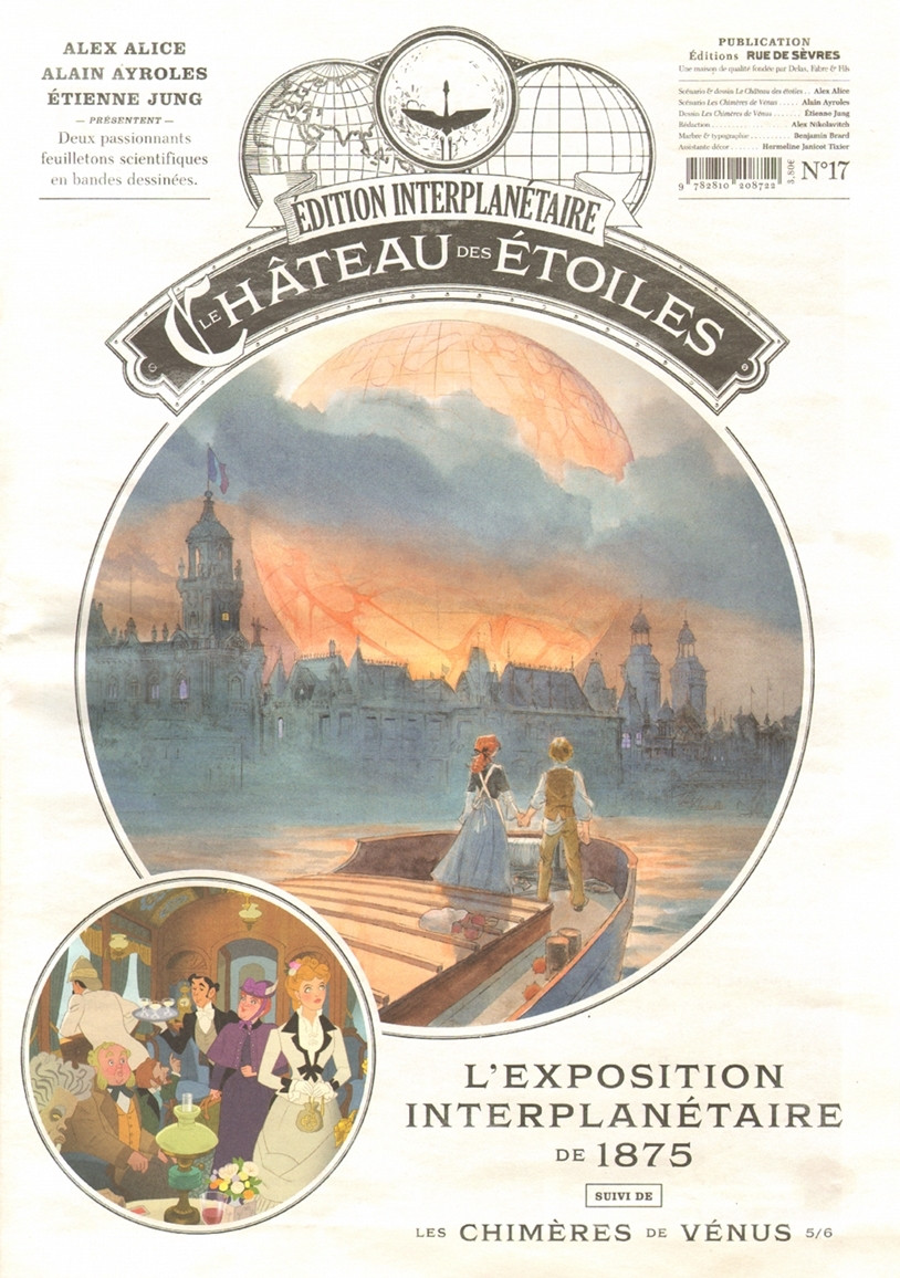 Couverture de l'album Le Château des étoiles N° 17 L'exposition interplanétaire de 1875, suivi de Les Chimères de Vénus 5/6