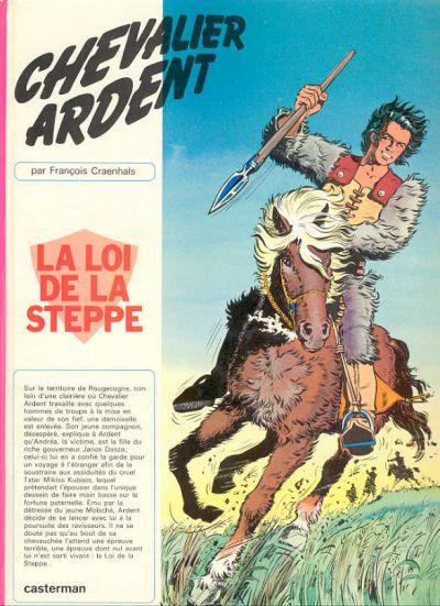 Couverture de l'album Chevalier Ardent Tome 3 La loi de la steppe