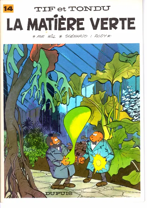 Couverture de l'album Tif et Tondu Tome 14 La matière verte