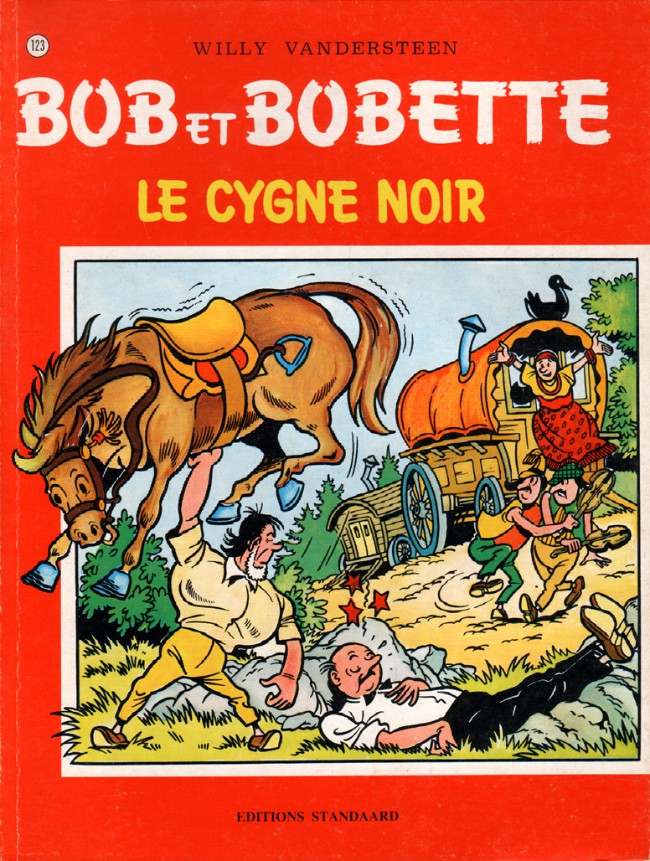 Couverture de l'album Bob et Bobette Tome 123 Le cygne noir