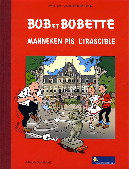Couverture de l'album Bob et Bobette Tome 180 Manneken Pis, l'irascible