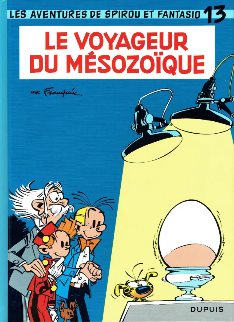 Couverture de l'album Spirou et Fantasio Tome 13 Le voyageur du mésozoïque