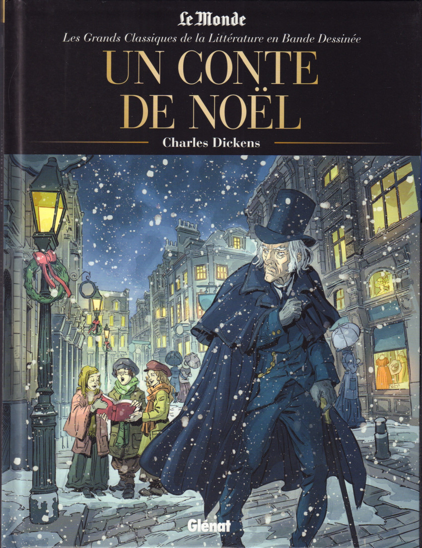 Couverture de l'album Les Grands Classiques de la littérature en bande dessinée Tome 24 Un conte de Noël