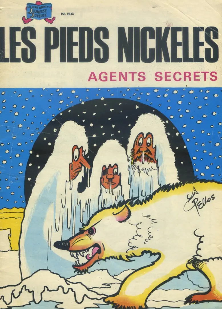 Couverture de l'album Les Pieds Nickelés Tome 54 Les Pieds Nickelés agents secrets