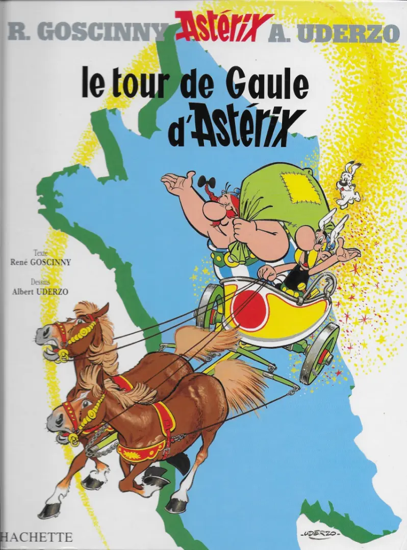 Couverture de l'album Astérix Tome 5 Le tour de Gaule d'Astérix